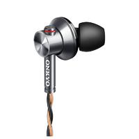 Onkyo E700M In-ear Headphones with Microphone - Black