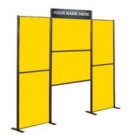 Onboard Pole and Panels W 2100mm x H 2000mm Display Systems W 2100mm x H 2000mm Yellow