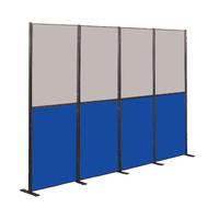 Onboard Pole and Panels W 2400mm x H 1800mm Display Systems W 2400mm x H 1800mm Blue and Grey