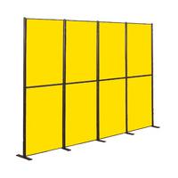 Onboard Pole and Panels W 2400mm x H 1800mm Display Systems W 2400mm x H 1800mm Yellow