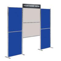 Onboard Pole and Panels W 1800mm x H 1800mm Display Systems W 1800mm x H 1800mm Blue and Grey