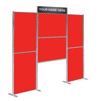 Onboard Pole and Panels W 1800mm x H 1800mm Display Systems W 1800mm x H 1800mm Alfa Red