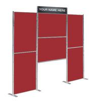 Onboard Pole and Panels W 1800mm x H 1800mm Display Systems W 1800mm x H 1800mm Burgundy