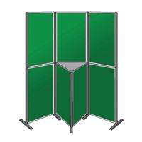 Onboard Pole and Panels 7 Panel W 1800mm x H 1800mm Display Systems Emerald