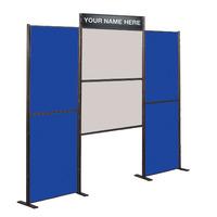 Onboard Pole and Panels W 2100mm x H 2000mm Display Systems W 2100mm x H 2000mm Blue and Grey