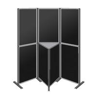 Onboard Pole and Panels 7 Panel W 1800mm x H 1800mm Display Systems Black