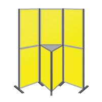 Onboard Pole and Panels 7 Panel W 1800mm x H 1800mm Display Systems Yellow
