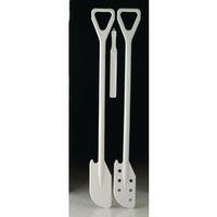 ONE-PIECE HYGIENE PADDLE WITH HOLES. WHITE