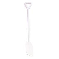 ONE-PIECE HYGIENE PADDLE WITHOUT HOLES. WHITE