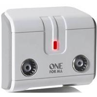 One for All 2 Way TV Signal Booster/Splitter