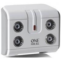 One for All 4 Way TV Signal Booster/Splitter