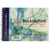 one bockingford watercolour pad spiral bound paper 12 sheets perpad 16 ...