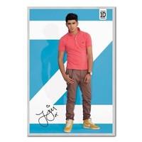One Direction Zayn Solo Poster Silver Framed - 96.5 x 66 cms (Approx 38 x 26 inches)