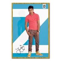 One Direction Zayn Solo Poster Oak Framed & Satin Matt Laminated - 96.5 x 66 cms (Approx 38 x 26 inches)