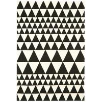 Onix Rug 160x230 cm Triangles Black