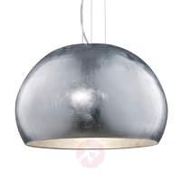 Ontario - glass pendant light in silver