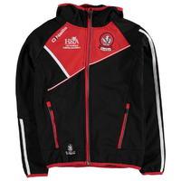 oneills derry gaa conall two stripe full zip embossed hooded jacket ju ...