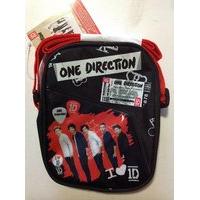 One Direction Deluxe Shoulder Pouch - Black/red