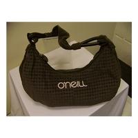 oneill brown cotton slouch bag oneill size m brown slouch bag