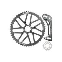 OneUp Components Shark 1x11 50T Sprocket and Cage Kit | Grey - 50 Tooth