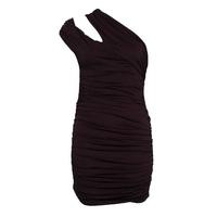 One Shoulder Ruched Bodycon Dress