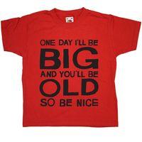One Day I Will Be Big - Kids T Shirt