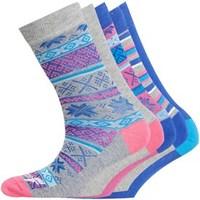 Onfire Womens Five Pack Socks Multi