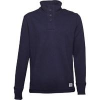 Onfire Mens Funnel Neck Sweatshirt Navy