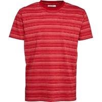 Onfire Mens Striped T-Shirt Red