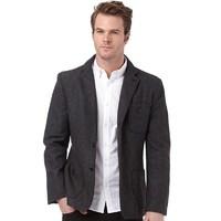 Onfire Mens Herringbone Blazer Brown