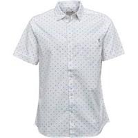 Onfire Mens Short Sleeve Spot Shirt White