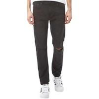 only sons mens warp with rip skinny jeans black