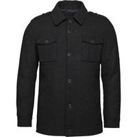 Onfire Mens Wool Mix Jacket Charcoal