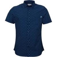 Onfire Mens Printed Shirt Navy/Blue