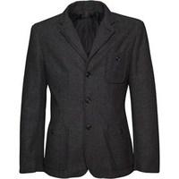 Onfire Mens Herringbone Blazer Brown