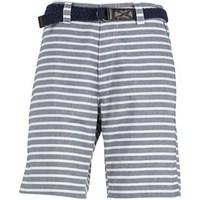 Onfire Mens Striped Shorts Navy/Ecru