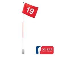 On Par Golf Pole Flag and Cup Set