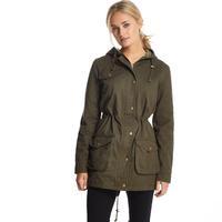 one earth womens fessie parka green green