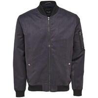 Only and Sons Faux Suede Bomber Jacket