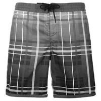 oneill check board shorts mens