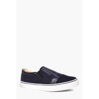 On Trainer With Contrast Front - navy