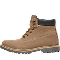 Onfire Mens Leather Cleat Sole Boots Brown