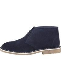 onfire mens suede desert boots navy