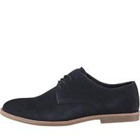 Onfire Mens Suede Derby Shoes Navy