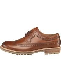 onfire mens leather brogue shoes tan