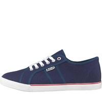 onfire mens canvas lace up pumps indigo blue