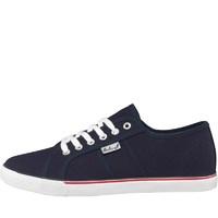 onfire mens canvas lace up pumps navy