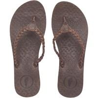 onfire womens leather toe post sandals brown