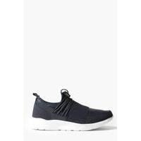 On Trainers with Elasticated Front - navy