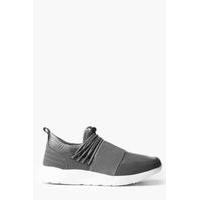 On Trainers with Elasticated Toe - grey